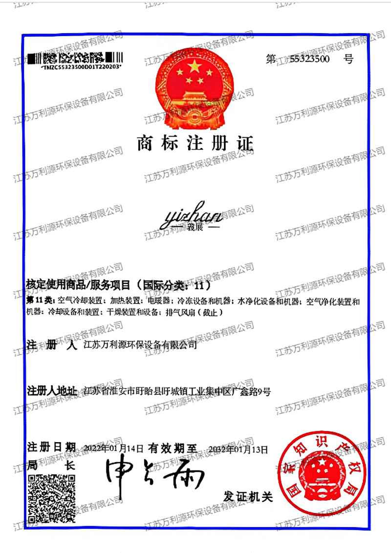 义展商标注册证